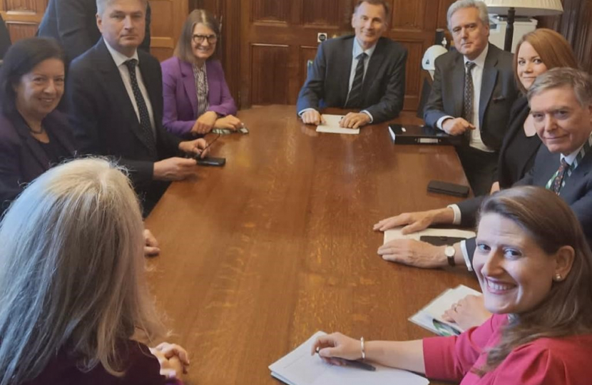 Daniel and other MPs meeting the Chancellor